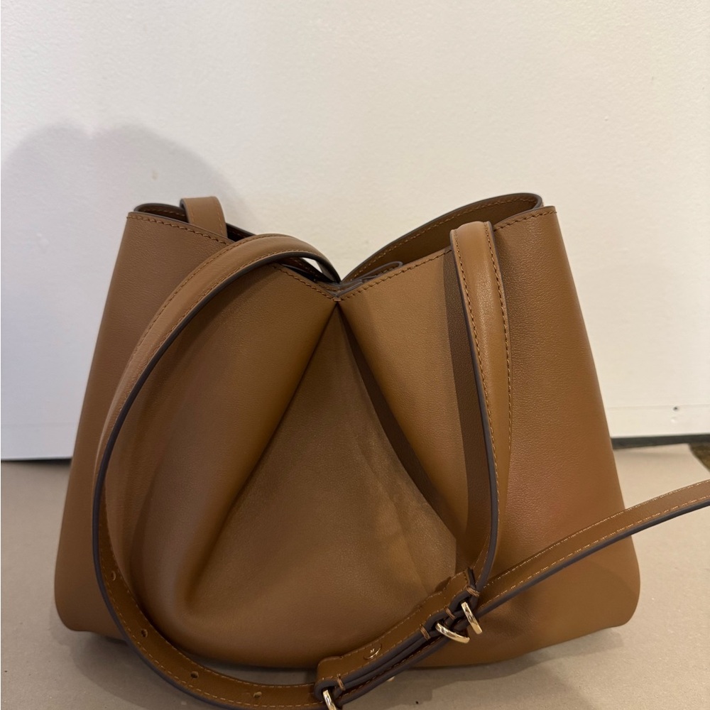 Bloom Medium Calf Leather Crossbody Bag - Picture 2 of 7
